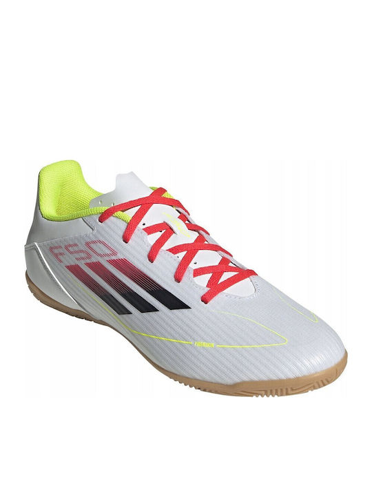 adidas F50 Club Fußballschuhe Halle Weiß