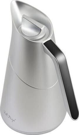 Vialli Design Jug Thermos Plastic 1lt Silver-black