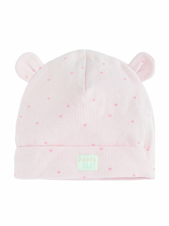 Kids Beanie Fabric Gray 2pcs