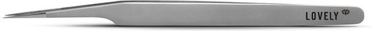 Lovely Diamond Series Λαβίδα Τοποθέτησης Βλεφαρίδων Standard Straight with Band