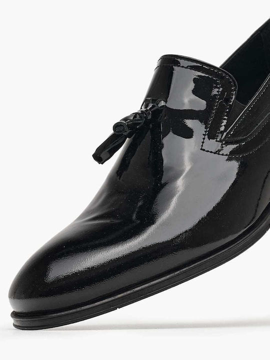 Мъжки мокасини Patent Black