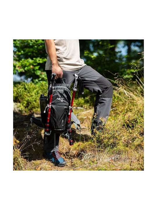 Nils Ορειβατικό Σακίδιο 18lt Αδιάβροχο Μαύρο Daypack