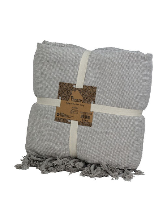 Viosarp Ριχτάρι Πολυθρόνας Chenille 270x170εκ. Γκρι