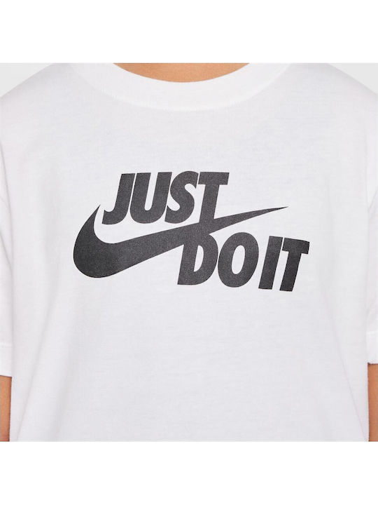 Kinder-T-Shirt Weiß Sportswear