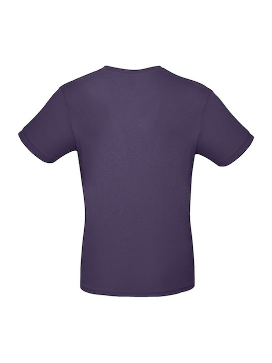 B&C Urban Men's Short Sleeve Promotional T-Shirt Urban Purple