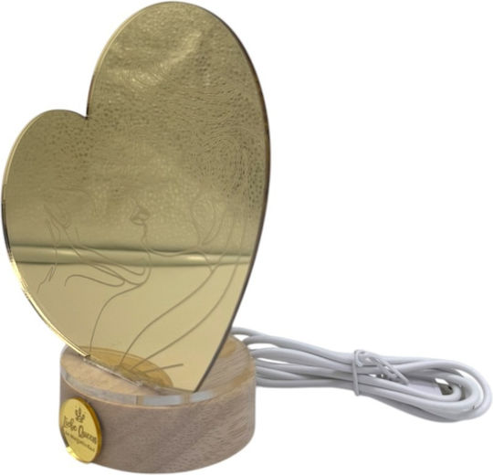 LiebeQueen Dekorative Lampe Herz