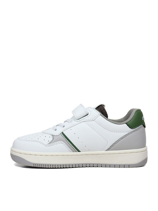 Aiden Παιδικά Sneakers με Σκρατς Λευκά