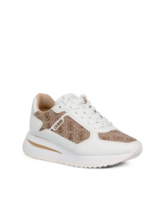 Guess Sneakers Beige Brown