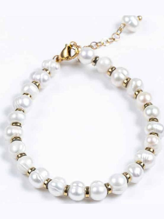 Cuoro Damen Armband mit Perlen