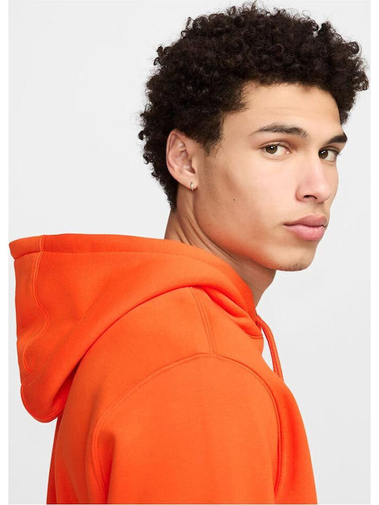 Sportswear Φούτερ με Κουκούλα Πορτοκαλί