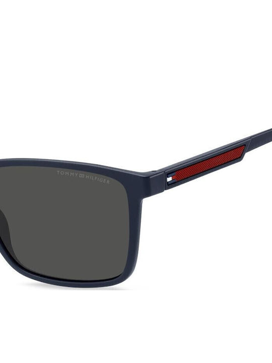 Tommy Hilfiger Men's Sunglasses with Navy Blue Plastic Frame and Gray Lens TH2201/S 8RU/IR