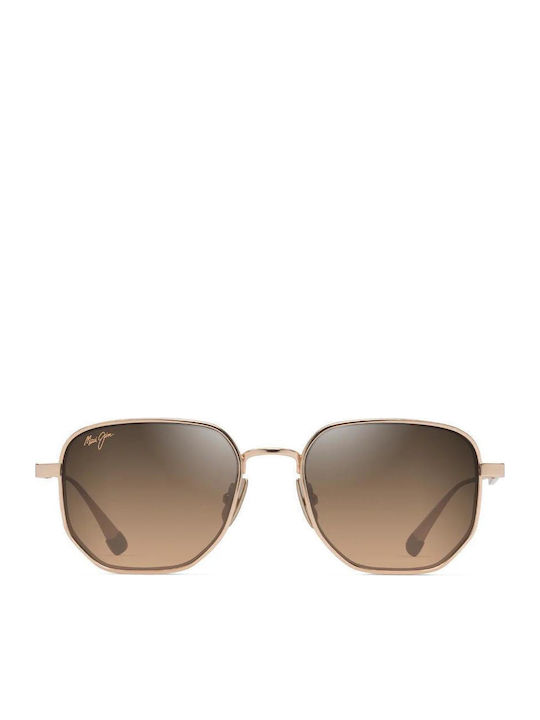 Maui Jim Sunglasses Ροζ Χρυσά with Metal Frame & Brown Lens Maui Jim Sunglasses Ροζ Χρυσά with Metal Frame & Brown Lens