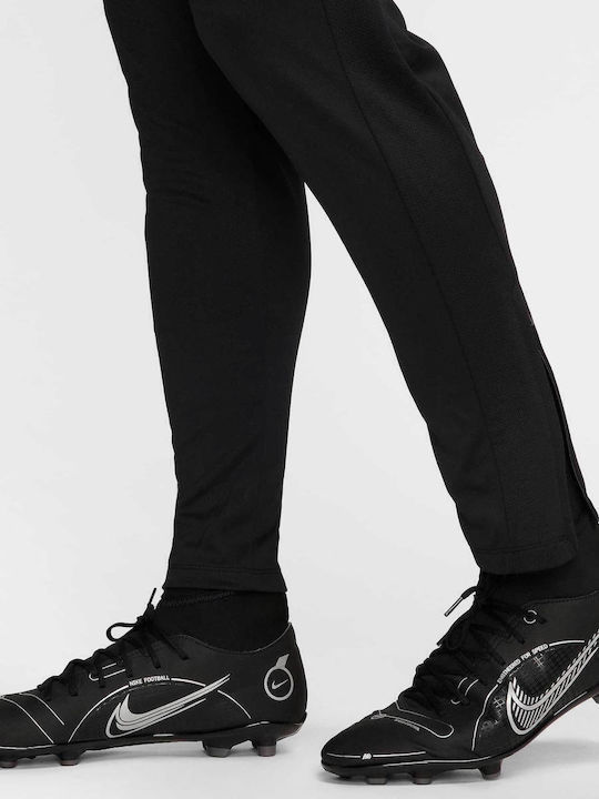 Academy Παντελόνι Φόρμας Dri-Fit Γυαλιστερό με Λάστιχο Black