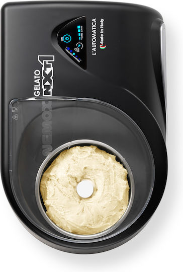 Mașină de înghețată cu compresor Nemox Gelato Nxt1 I-green 1.7 litri negru