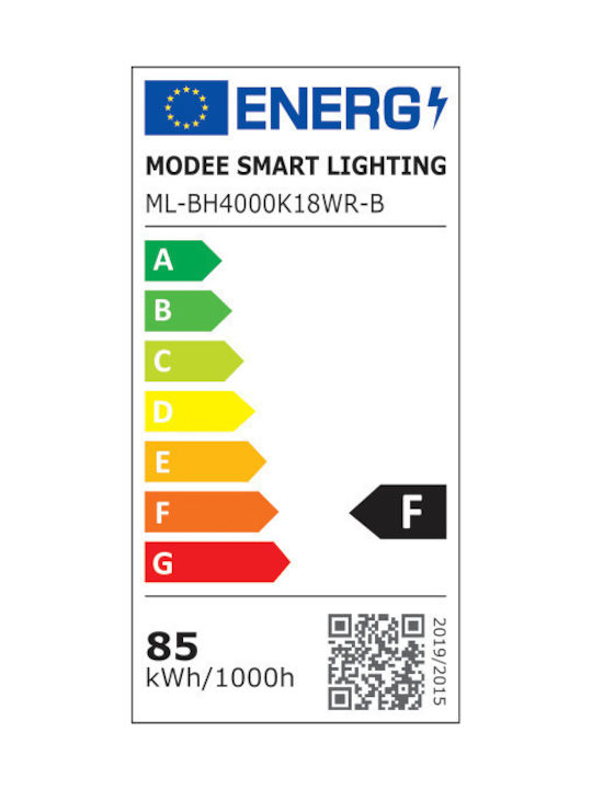 Modee Lighting Deckenleuchte für den Außenbereich mit integriertem LED in Schwarz Farbe ML-BH4000K18WR-B