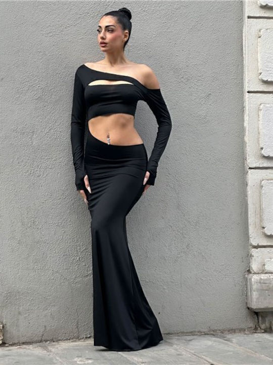 Maxi Kleid Schwarz