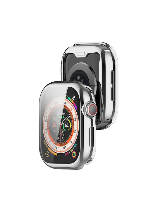 Watch Series Θήκη Σιλικόνης σε Ασημί χρώμα για Apple Watch Series 10 46mm