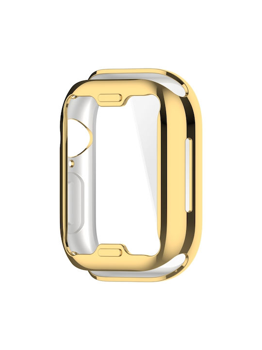 Watch Series Θήκη Σιλικόνης σε Χρυσό χρώμα για Apple Watch Series 10 46mm