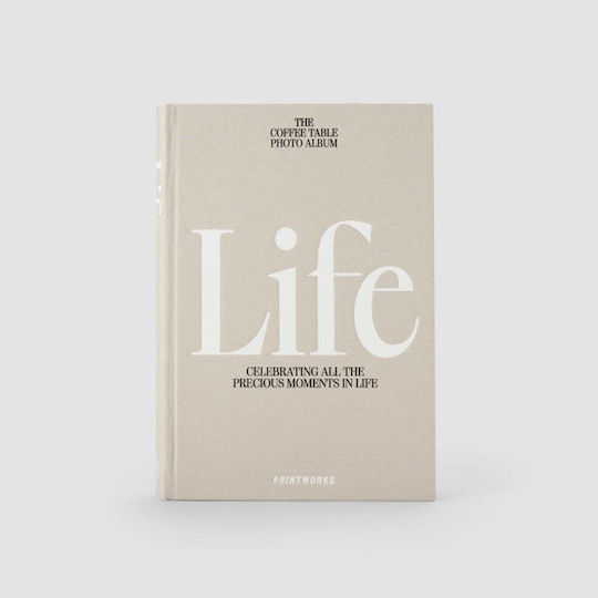 Printworks Албум Life за 160 Снимки Бежов 11x15бр