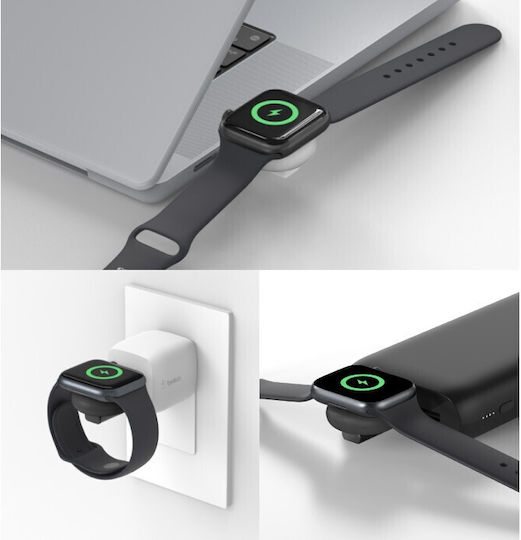 Belkin 'BoostCharge' Tragbares USB-C Apple Watch Ladegerät Schwarz