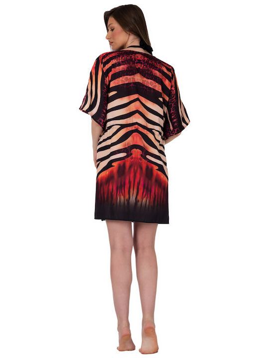 Indischer Kaftan mit Taillenkordel Ar205-c Solo Me 90cm x 90cm Einheitsgröße Damen