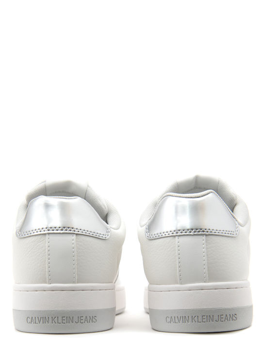 Damen Sneakers Silver-white