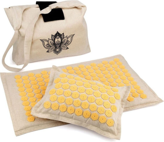 Medivon Χαλάκι Μασάζ Πιεσοθεραπείας για την Πλάτη & το Σώμα Μπεζ