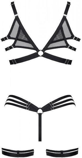 Lingerie-ladyx Adora BH String Strumpfhalter R XL