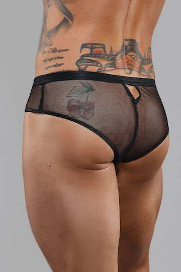 Boss Of Toys Brasilian Sexy Herren Top Schwarz
