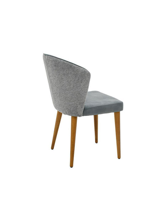 Sorella Dining Room Fabric Chair Denim 50x59x90cm 2pcs