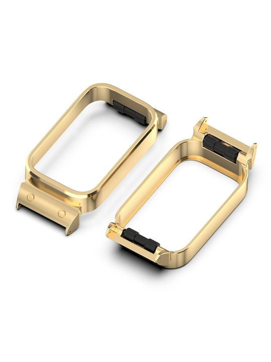 Xiaomi Smart Band 9 Active Metal Frame Protective Case Χρυσή