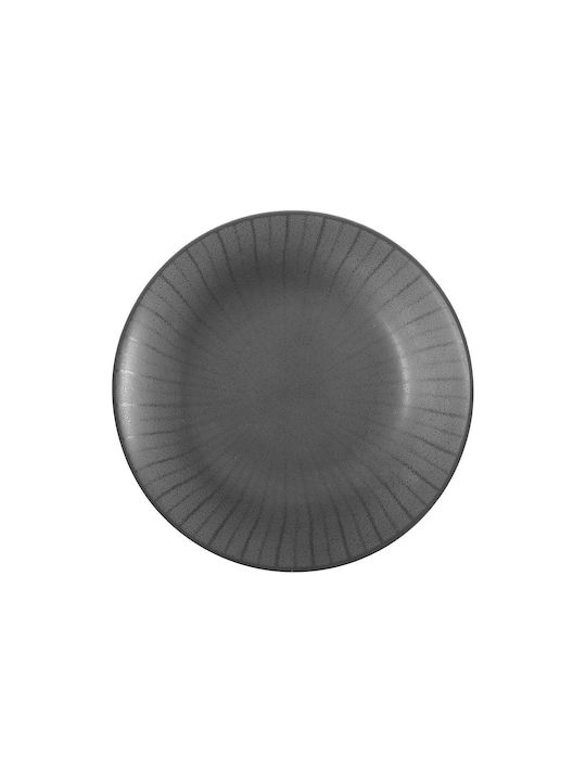 Estia Nordic Porcelain Salad Bowl Gray 23x23cm
