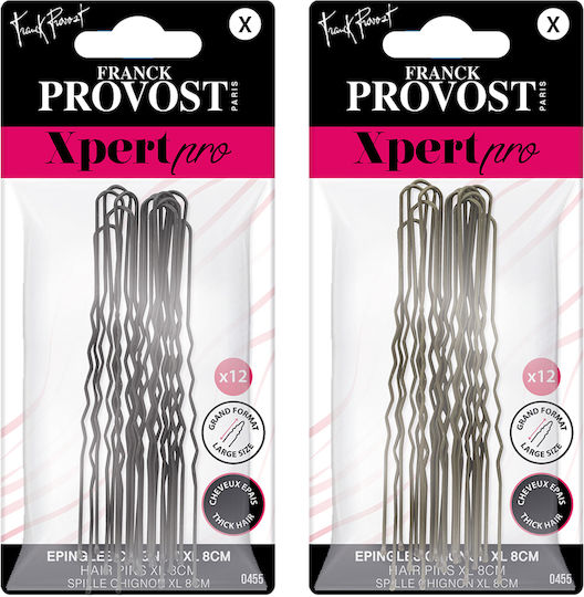 Franck Provost Прости щипки за коса Многоцветни 12бр
