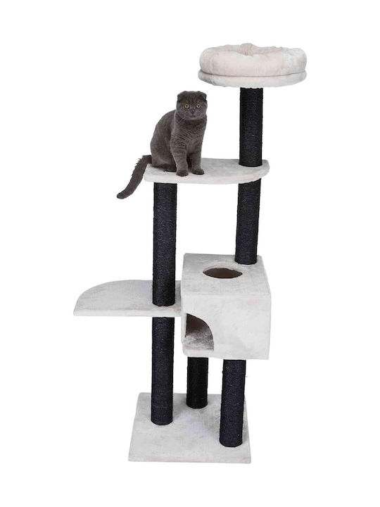 Trixie Nita Котешко драскало Дървета за котки Сив Подов 4 нива 45x45x147см.