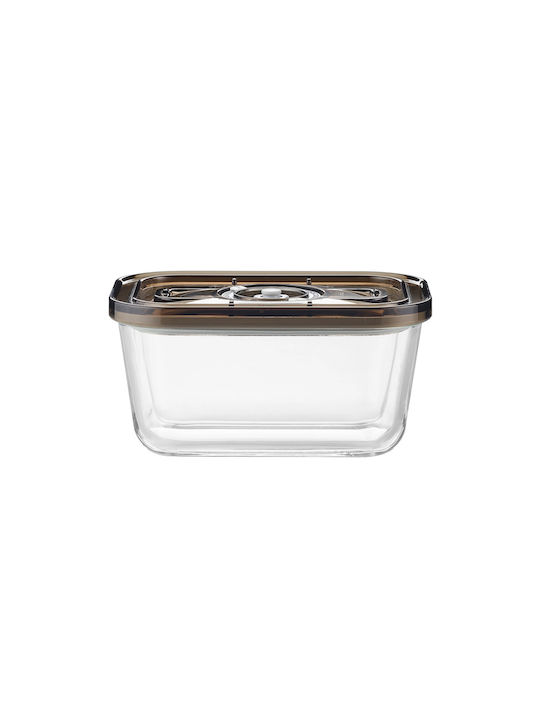 Caso Lunchbox Silikon Transparent Geeignet für die Mikrowelle 800ml 1Stück