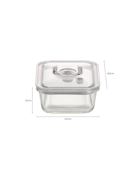 Caso Microwave Silicone Lunch Box Transparent 1000ml