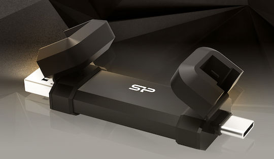 Silicon Power 2.0TB USB 3.2 SSD Stick with connection USB-C Black
