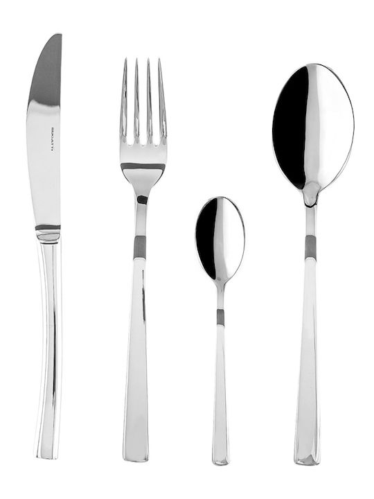 Casa Bugatti Tendence Cutlery Set Stainless Silver 24pcs