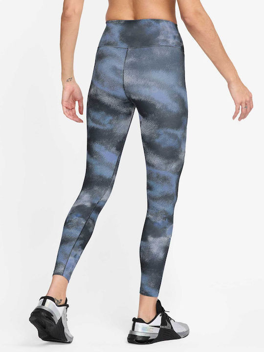 Dri-Fit One Training Γυναικείο Cropped Κολάν blue