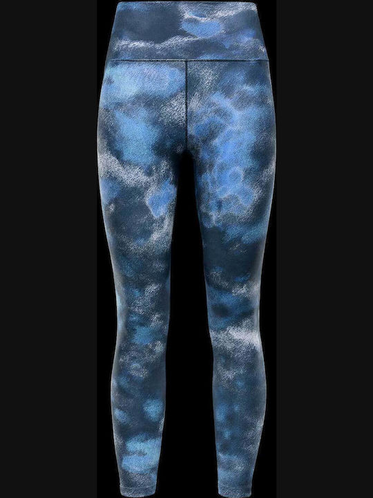 Dri-Fit One Training Γυναικείο Cropped Κολάν blue
