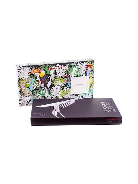 Casa Bugatti Set de Tacâmuri Inoxidabil Auriu 24buc