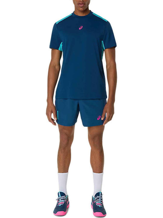ASICS Court 7" 2041A350-401 Ανδρικό Σορτς Μπλε / Μπλε