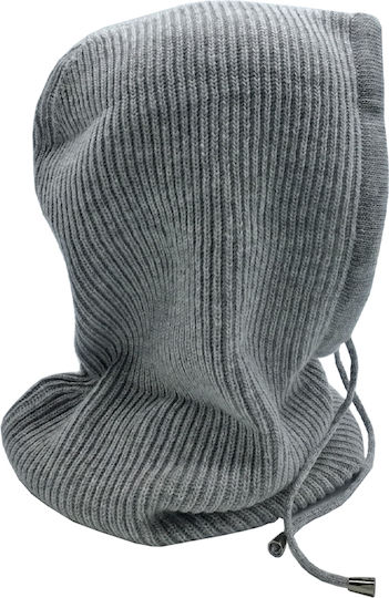 Beanie Unisex Σκούφος Πλεκτός σε Γκρι χρώμα