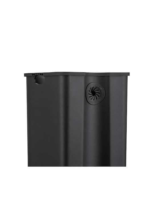 Wesco Step Boy Coș de Gunoi Metal cu Pedală Negru 9lt 1buc