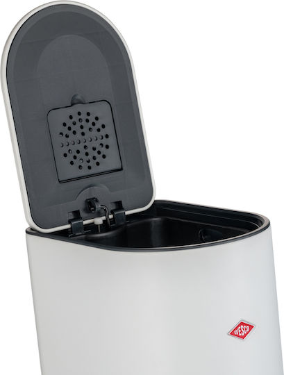 Wesco Wesco Step Boy Mülleimer Metallisch mit Pedal Schwarz 9lt