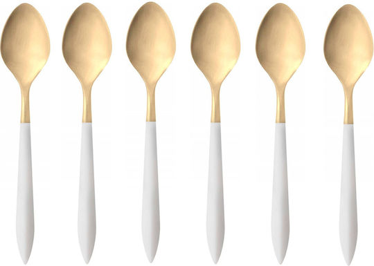 Casa Bugatti Asgda-004n07 Set de Linguri Desert / Înghețată Inoxidabile Auriu 6buc
