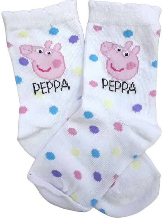 Peppa Pig Kids' Socks White