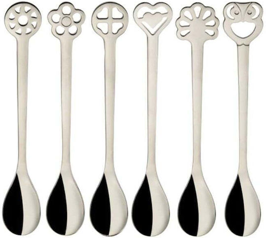 Casa Bugatti Löffel Kaffee/Tee Metallisch Silber 6 Stück