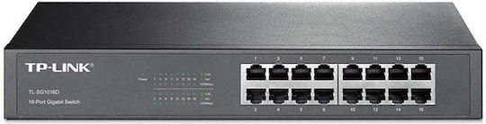 TP-LINK TL-SG1016D Unmanaged L2 Switch with 16 Gigabit (1Gbps) Ethernet Ports