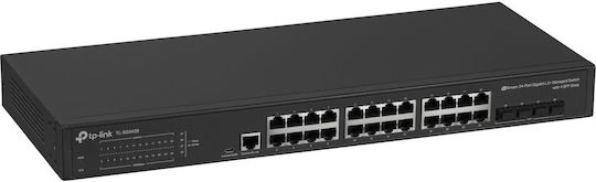 TP-LINK TL-SG3428 Managed L2 Switch with 24 Gigabit (1Gbps) Ethernet Ports and 4 SFP Ports